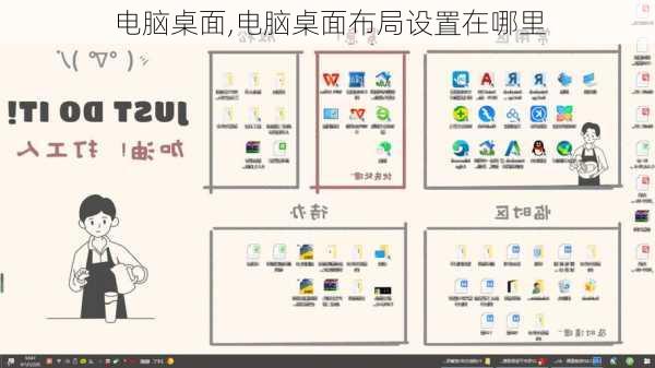 电脑桌面,电脑桌面布局设置在哪里